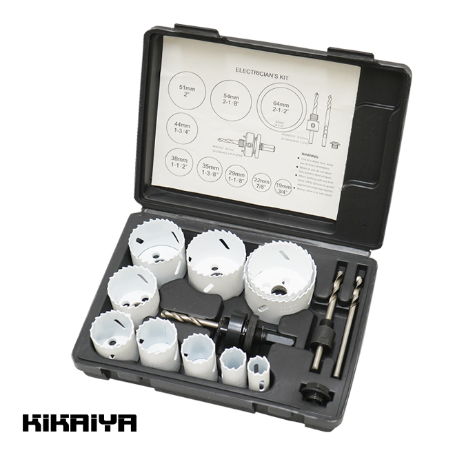 楽天市場】【本日限定クーポンで10%OFF】ホールソー セット 16本