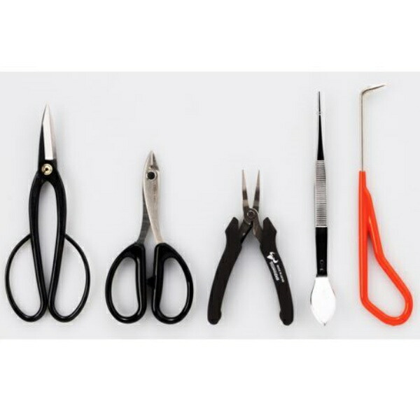 【盆栽】盆栽ハウツー物お取りつくろう５点仕掛ける／盆栽 盆栽物の具／鋏／Bonsai tool set for biginners 5pcs.V29 花・観葉植物用品-花・観葉植物-花・ガーデン・DIY
