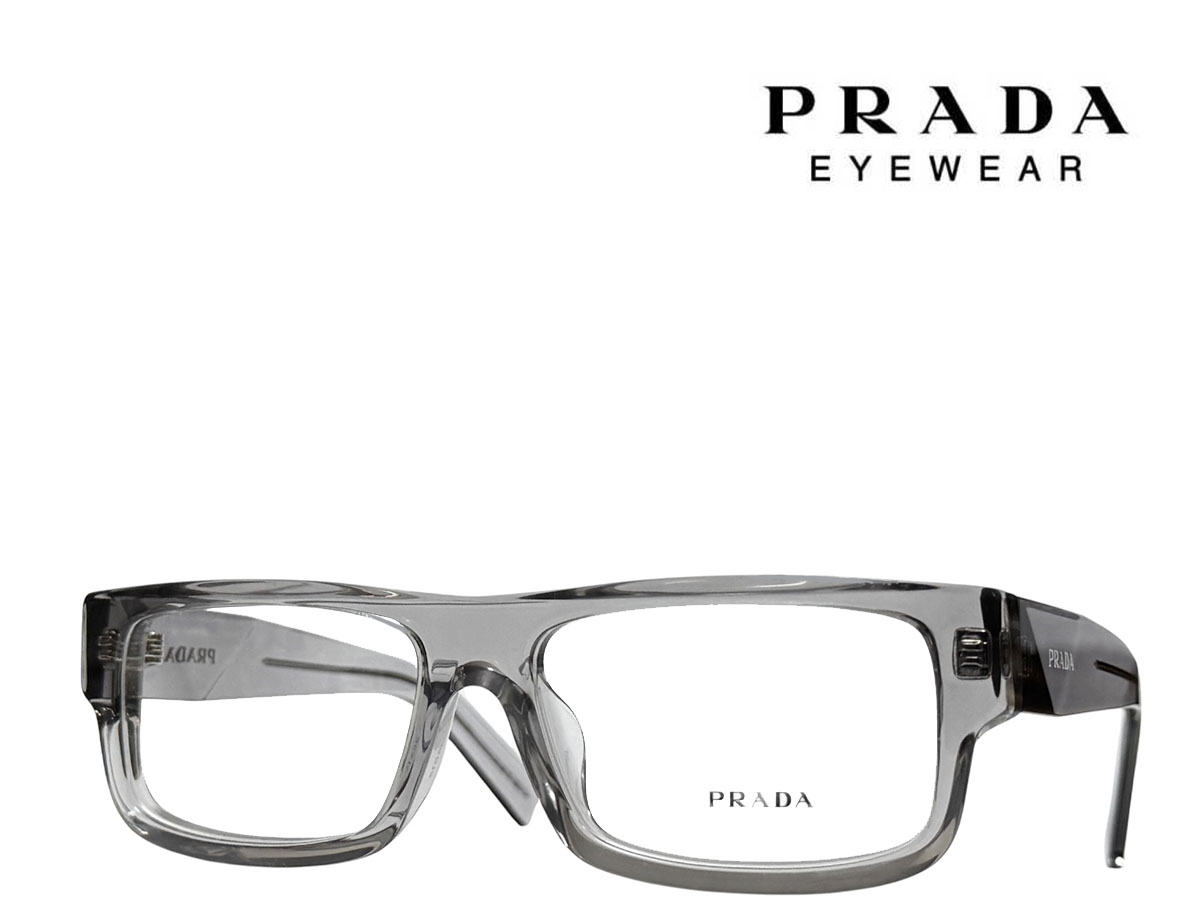 【PRADA】プラダ 眼鏡枠組み PR D06VF 16Z-1O1 グレイトランスペアレント フルフィットモデル 国内定まり品