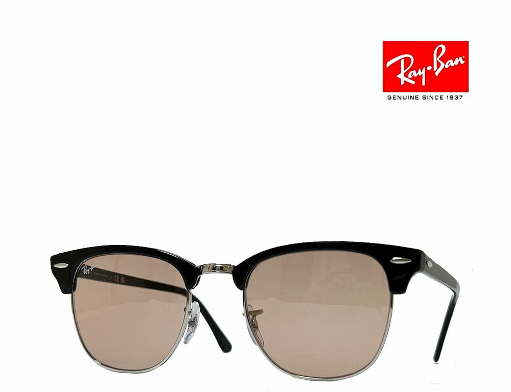 美品　Ray-Ban CLUBMASTER RB3016 1354/r5 Ray-Ban RB3016-1354/R5 CLUBMASTER Sunglasses, Black and