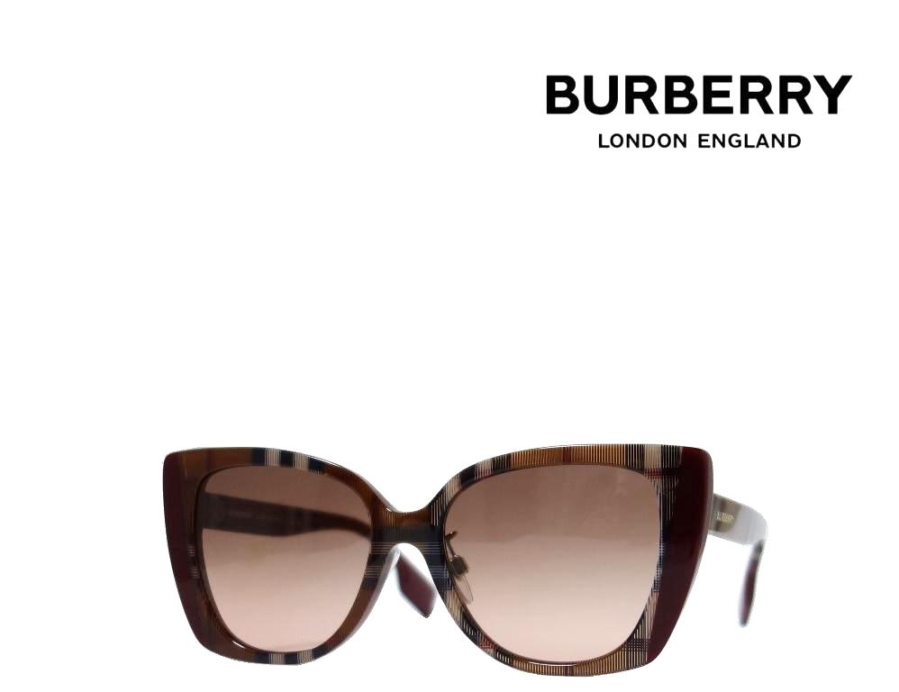 【BURBERRY】バーバリー　サングラス　BE4393F　4054/13　ボルドー・チェック　国内正規品｜キングラス店