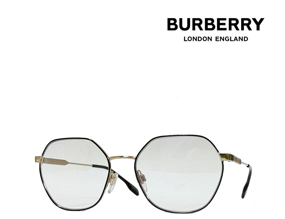 【楽天市場】【BURBERRY】バーバリー メガネフレーム BE1350 1326 ブラック・ゴールド ブルーライトフィルターレンズ付 国内 ...