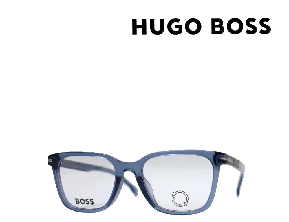 【HUGO BOSS】ヒューゴ ボス　メガネフレーム　 BOSS 1541/F　PJP　クリアブルー　アジアンフィツト　国内正規品 《数量限定特価品》