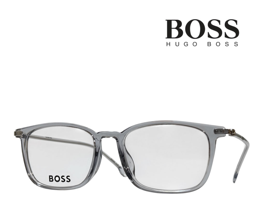 【HUGO BOSS】ヒューゴ ボス メガネフレーム BOSS 1801/F FX8 クリアーグレー・パラジウム 国内正規品《数量限定特価品》|キングラス店