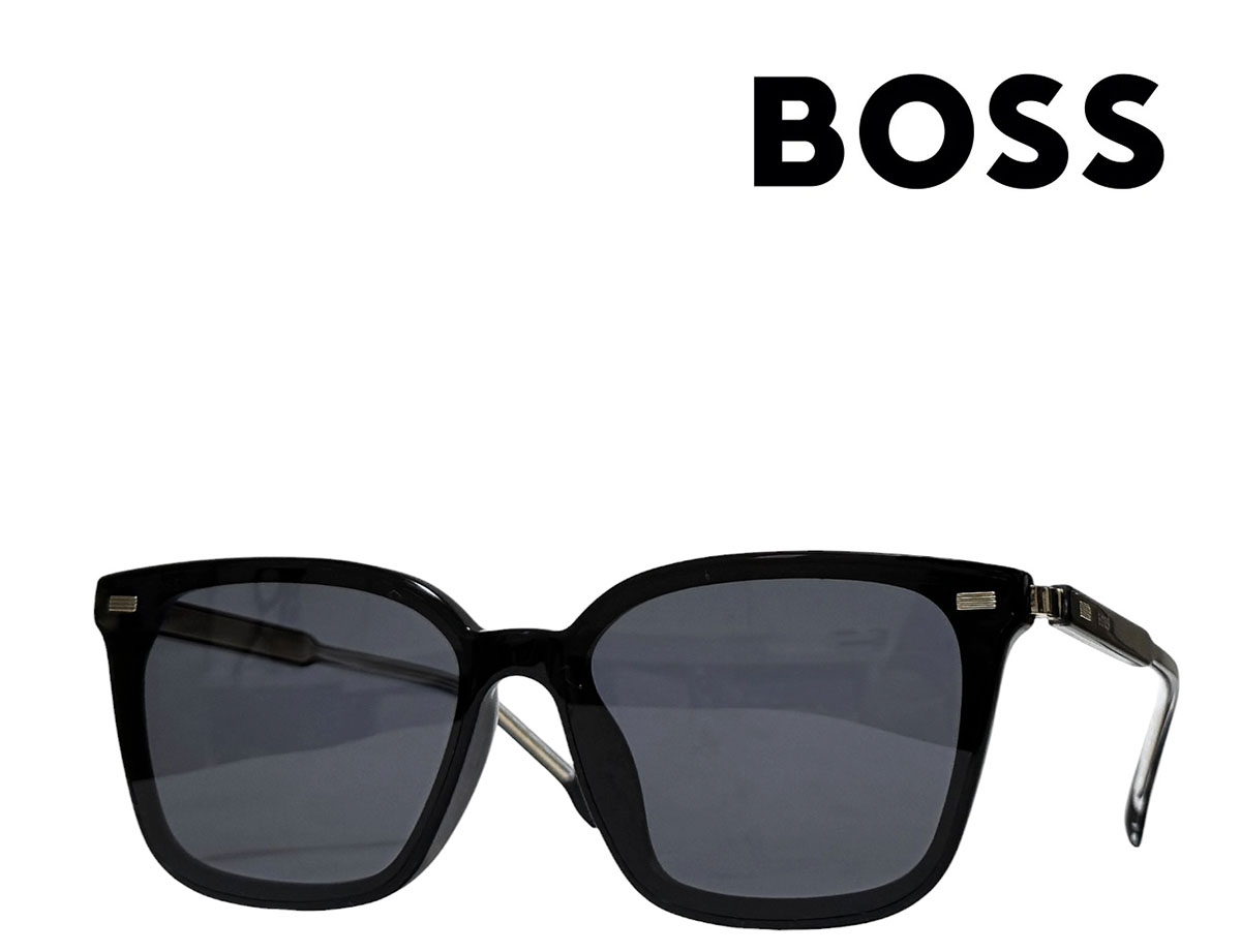 【HUGO BOSS】 ヒューゴ ボス　偏光サングラス　1815/F/SK　807　ブラック　アジアンフィット　国内正規品 《数量限定特価品》｜キングラス店