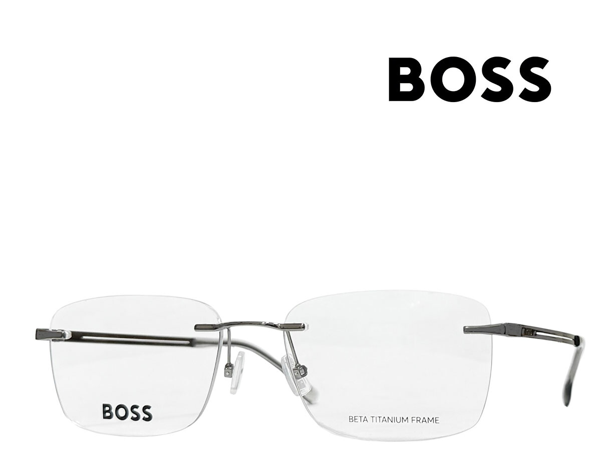 【HUGO BOSS】ヒューゴ ボス メガネフレーム BOSS 1873/F 6LB ルテニウム 国内正規品 《数量限定特価品》|キングラス店