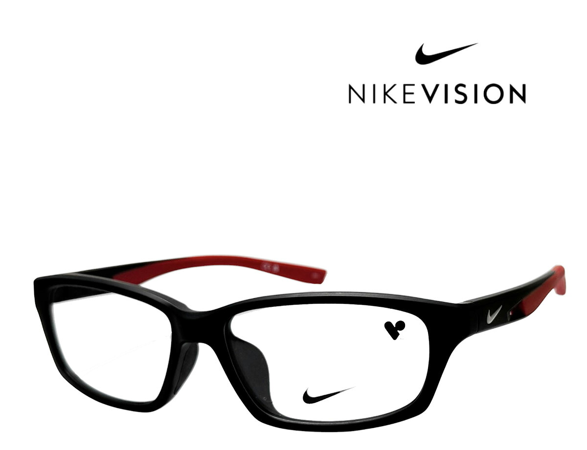 【NIKE VISION】 ナイキ メガネフレーム 7016LB 006 マットブラック アジアンフィット 国内正規品|キングラス店