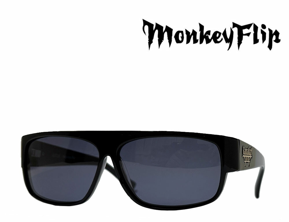 【Monkey Flip】　モンキーフリップ　サングラス　G.CUE × MonkeyFlip　1L　ブラック