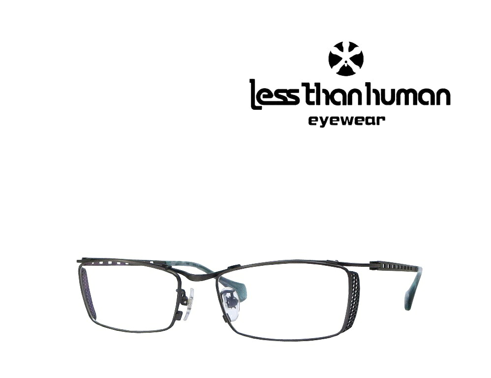 【LESS THAN HUMAN】レスザン ヒューマン 眼鏡一こま    allez  89m  アンティックピューター   特価取り計らう品