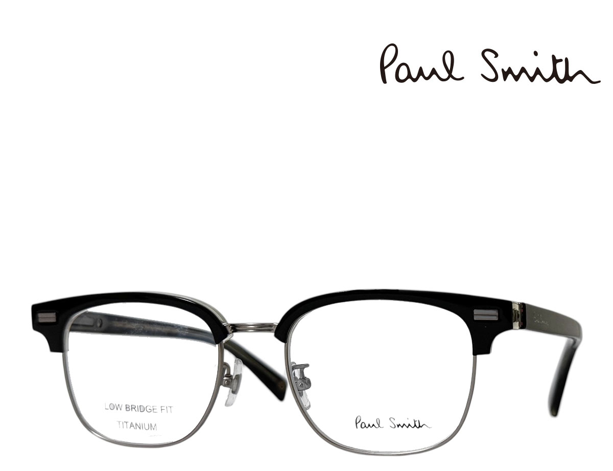 【Paul Smith】ポールスミス　メガネフレーム　PS26105TLB　005　ブラック/シルバー　国内正規品　度付・伊達カラー・PCレンズ無料｜キングラス店