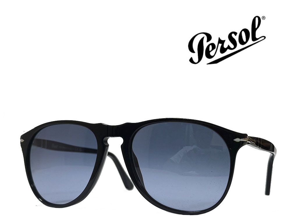 【Persol】 ペルソール サングラス PO09649S　95/Q8　ブラック　国内正規品