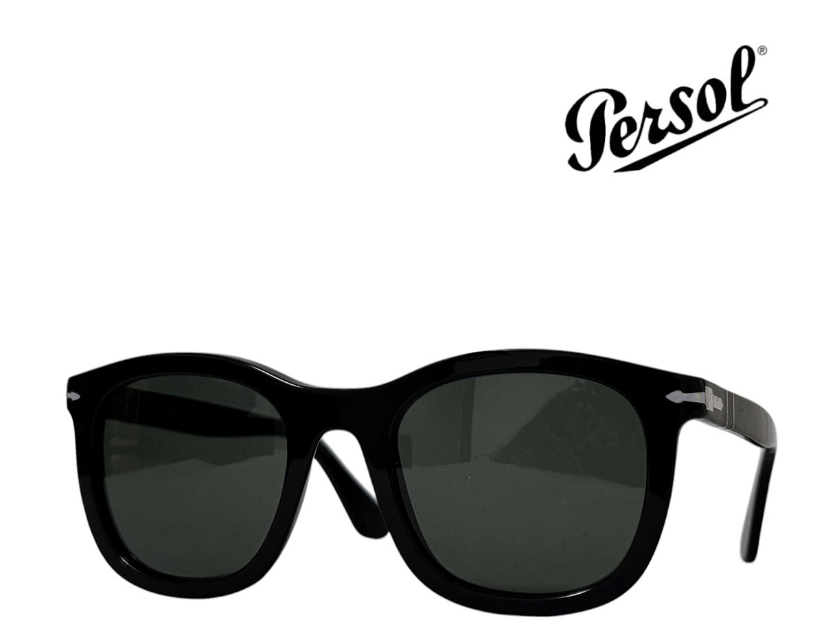【Persol】 ペルソール 黒眼鏡 PO03395S 95/31 黒いこと 国内置き目品