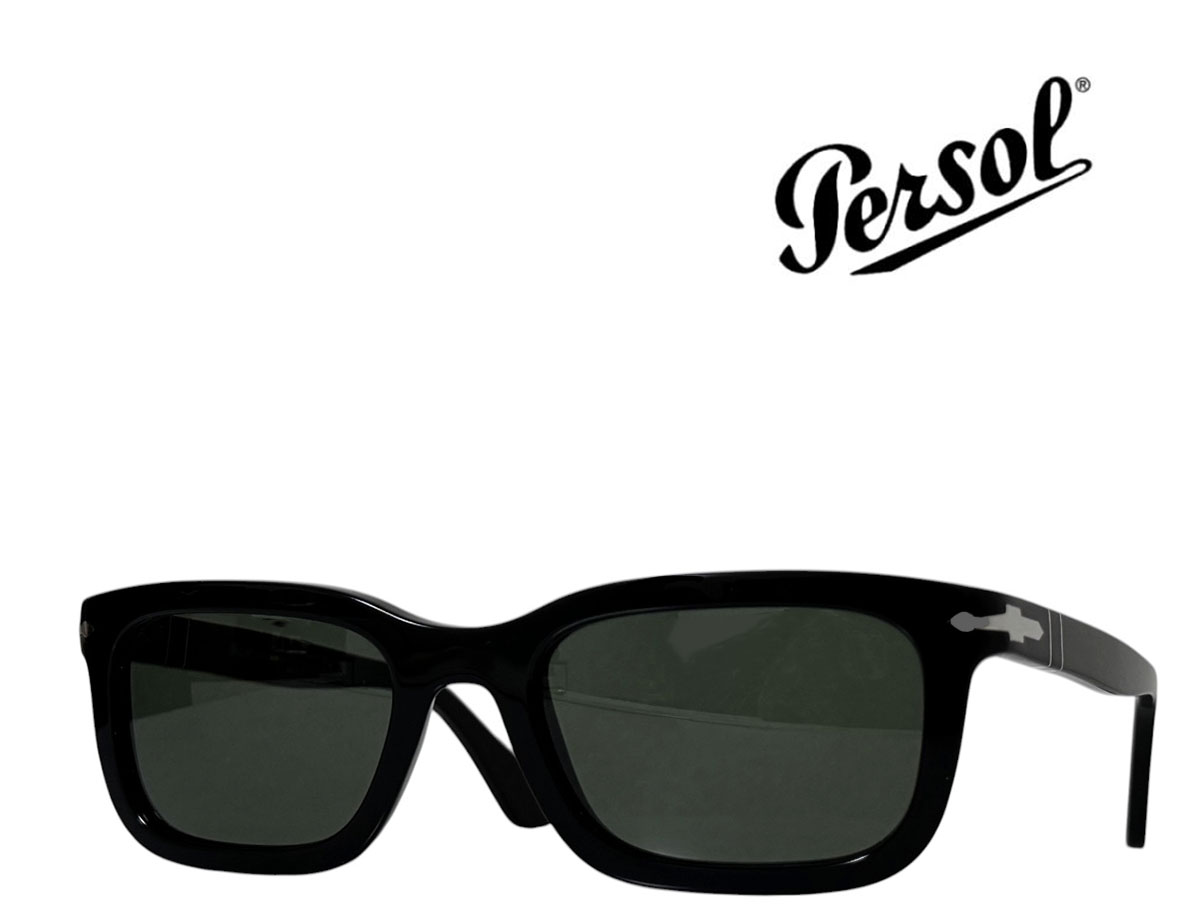 【Persol】 ペルソール 黒眼鏡 PO03396S 95/31 黒いこと 国内置き目品