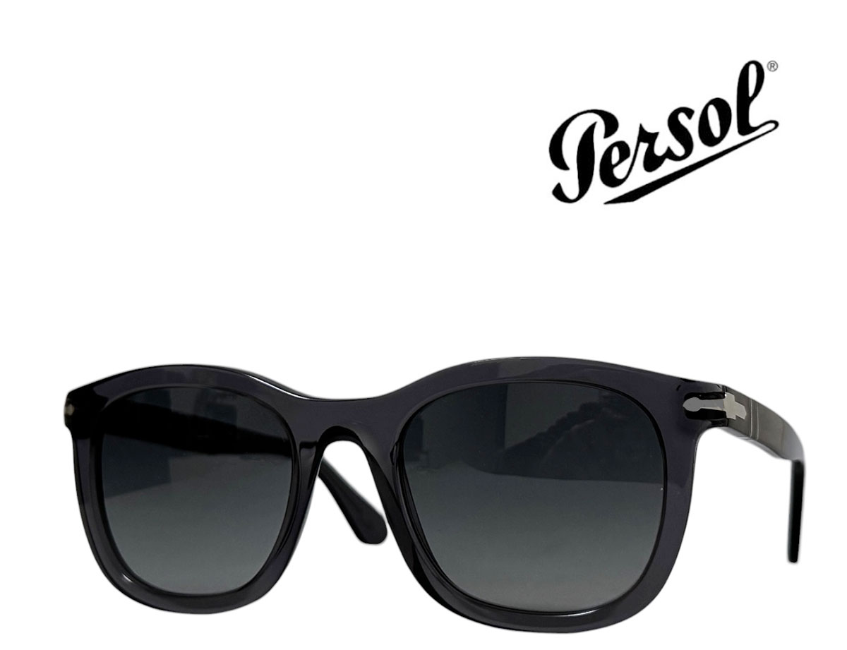 【Persol】 ペルソール 黒眼鏡 PO03395S 1196/71 コールドグレイトランスペアレント 国内置き目品