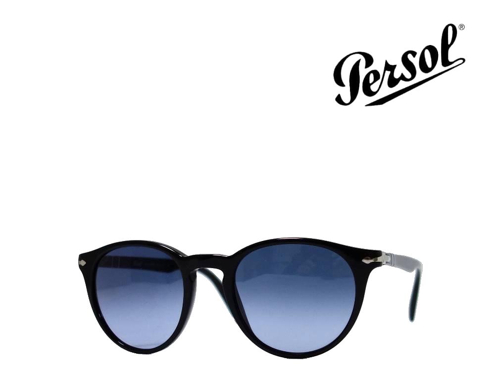 【Persol】ペルソール サングラス　PO3152S　9014/Q8　ブラック　国内正規品