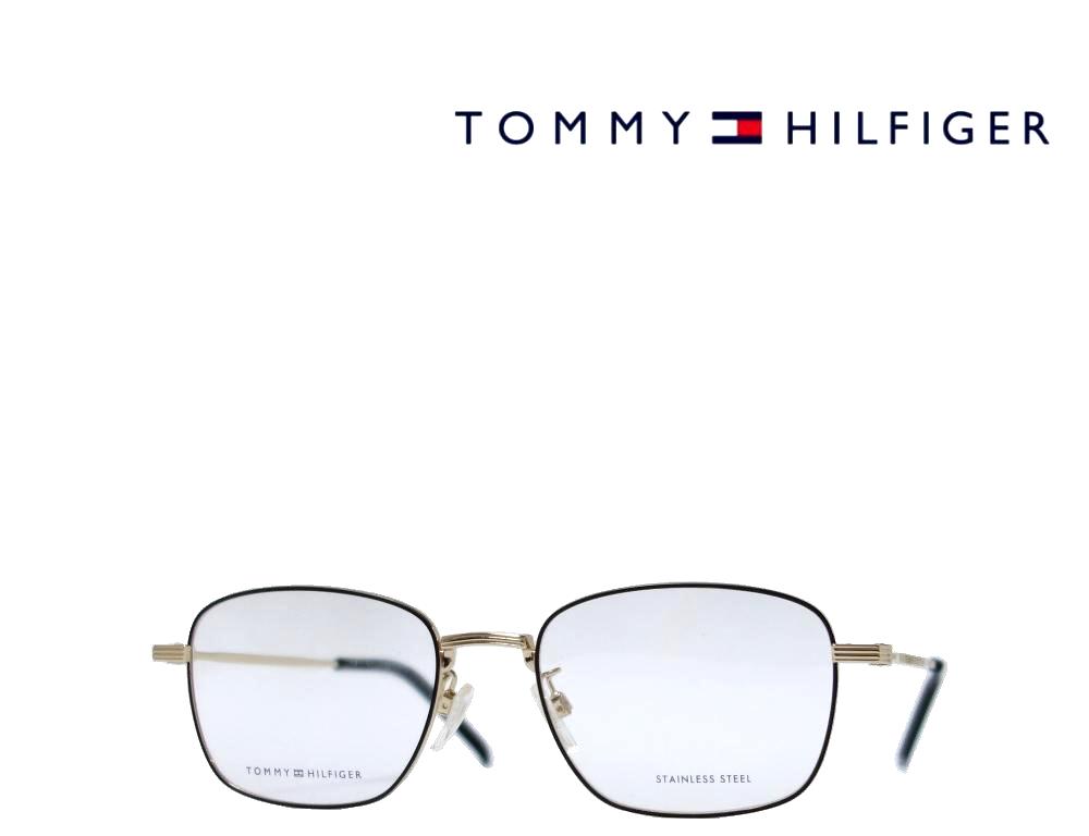 【TOMMY HILFIGER】トミー・ヒルフィガー 眼鏡ひな形 TH2010/F I46 黒いこと・ゴールド 国内置き目品  《量目押さえる特価品》