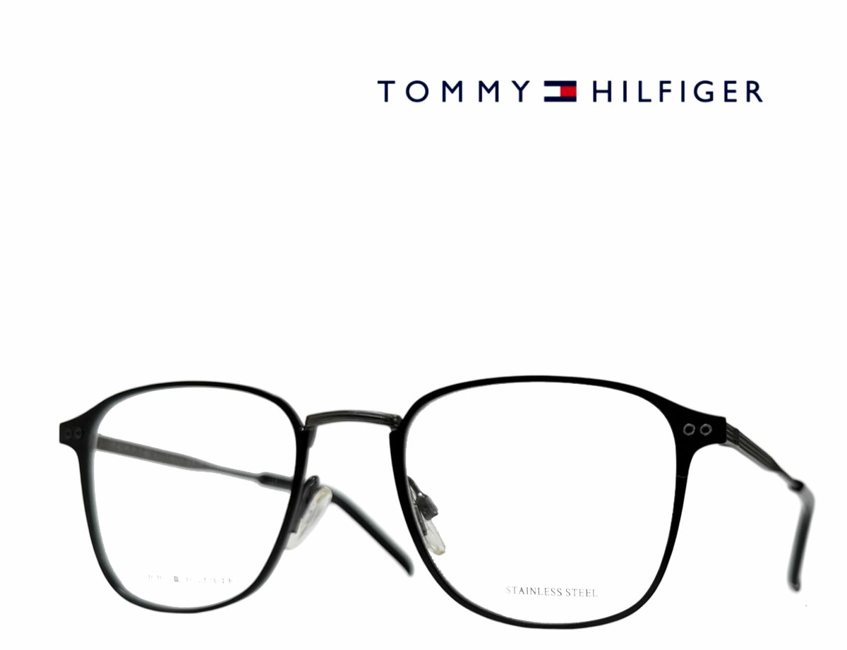 【TOMMY HILFIGER】トミー・ヒルフィガー　メガネフレーム　TH2028　003　マットブラック/ルテニウム　国内正規品　 《数量限定特価品》