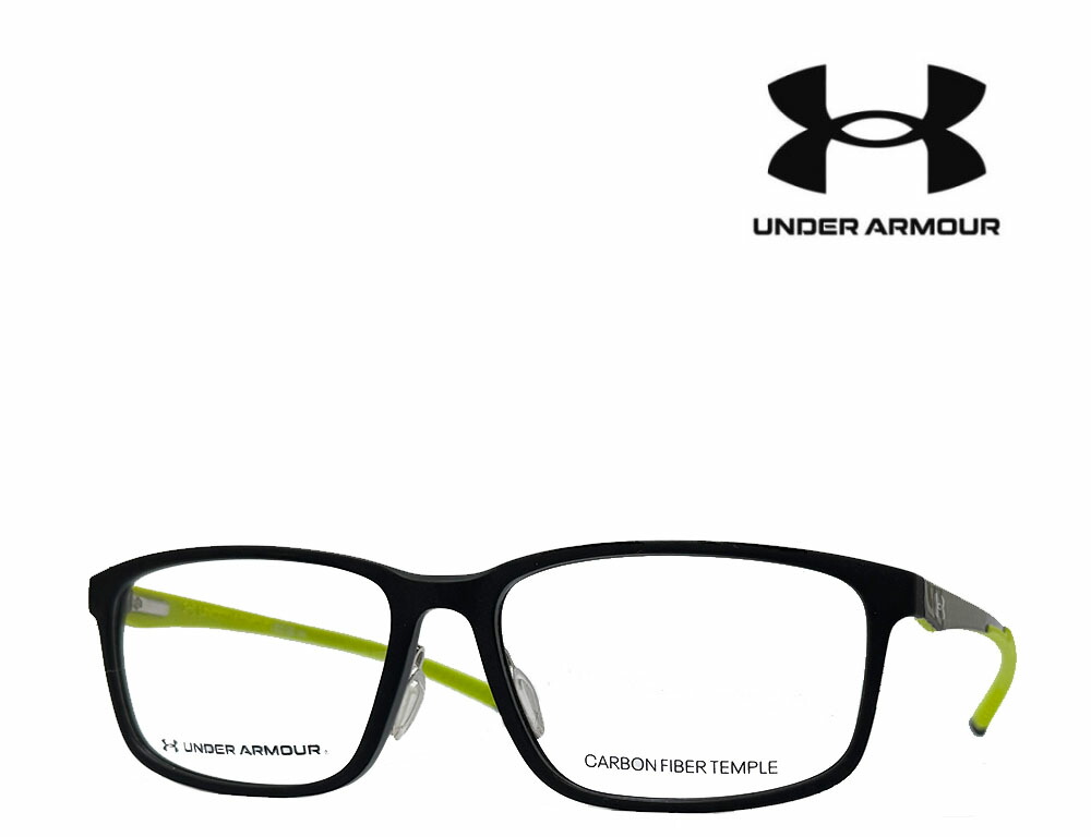 【UNDER ARMOUR】 アンダーアーマー 眼鏡ひな形 UA5067/F 97M つや消し黒いこと/黄色 国内置き目品《量目押さえる特価品》