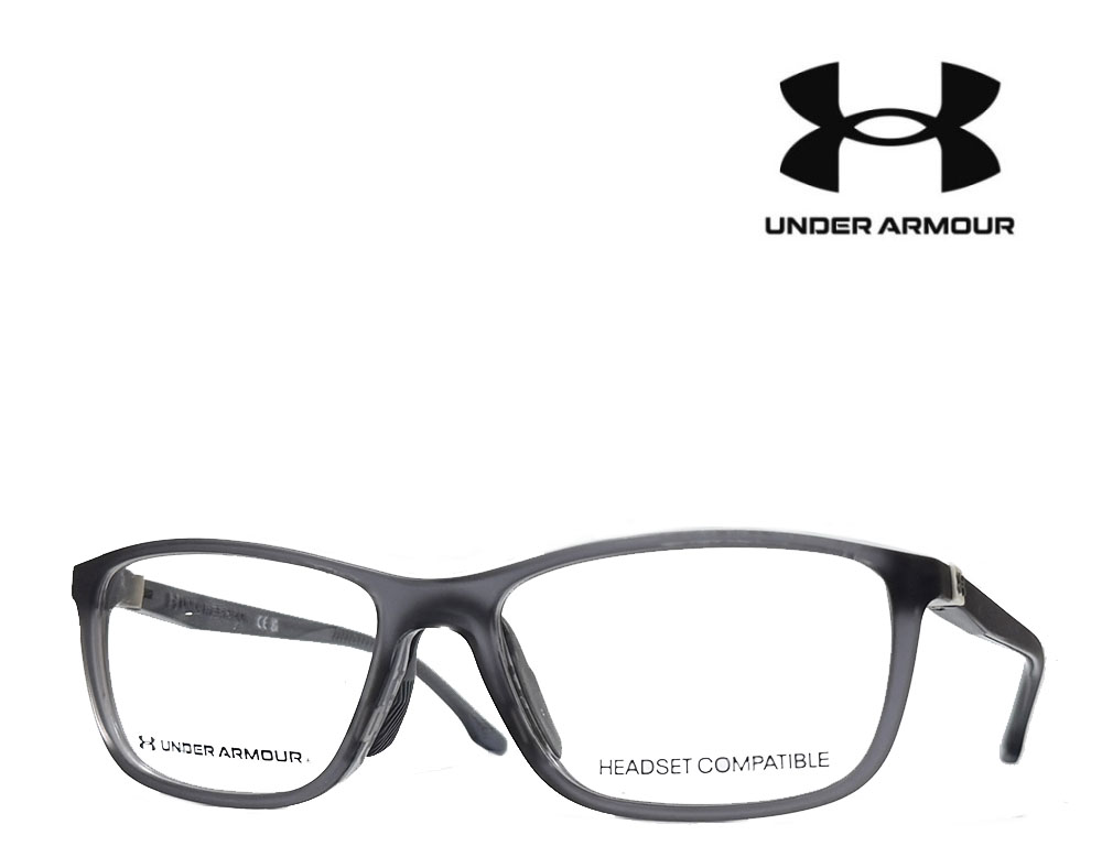 【UNDER ARMOUR】 アンダーアーマー メガネフレーム UA5070/G 63M マットクリアグレー 国内正規品《数量限定特価品》