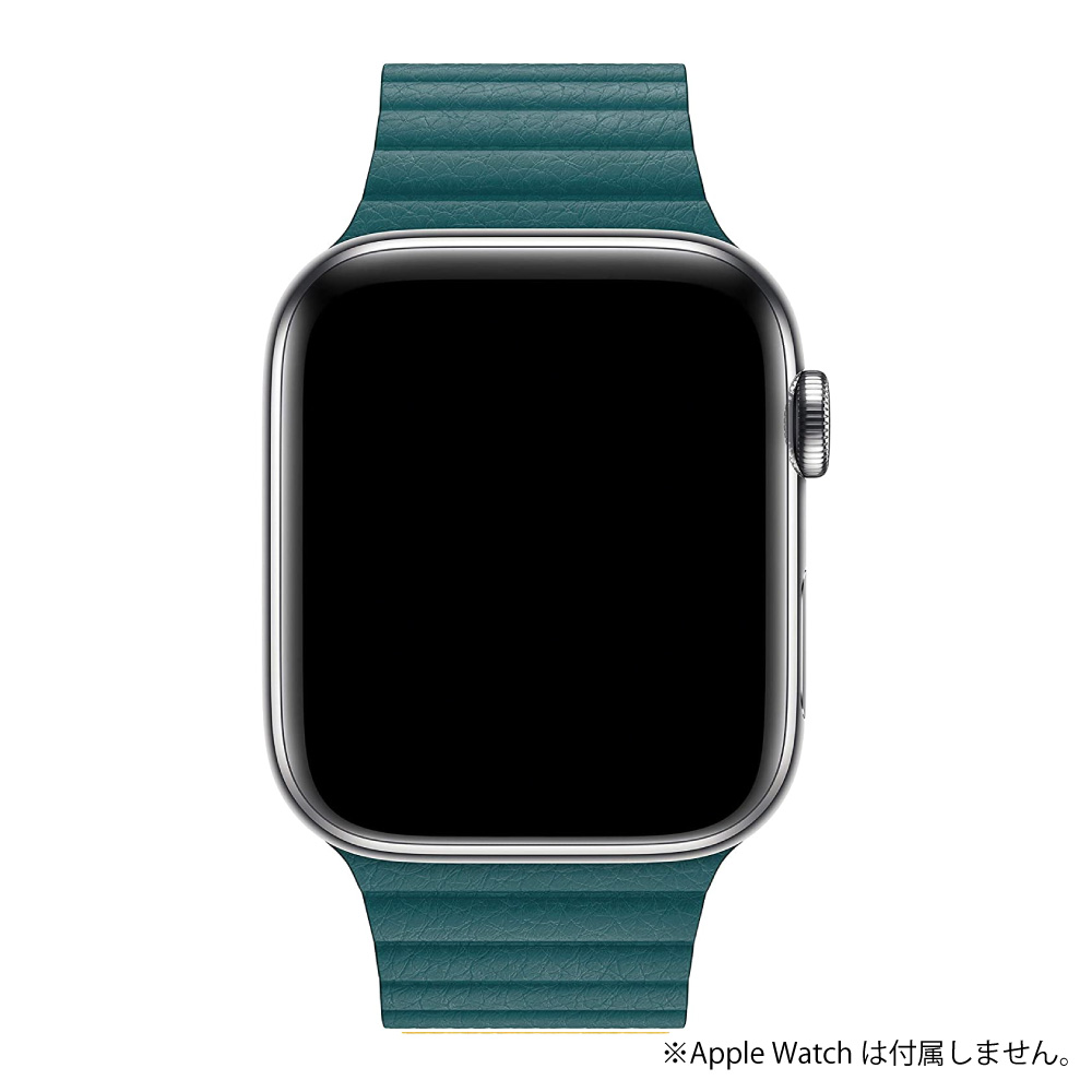 値引きする アップル 純正 Apple Watch 本革 44mm 42mm ケース用 レザーループ アップルウォッチ バンド ベルト メンズ レディース アクセサリー Apple Watch Series 5 6 Se 4 Band 純正品 Applewatch5 Applewatchse Applewatch6 Applewatch4 革 緑 青