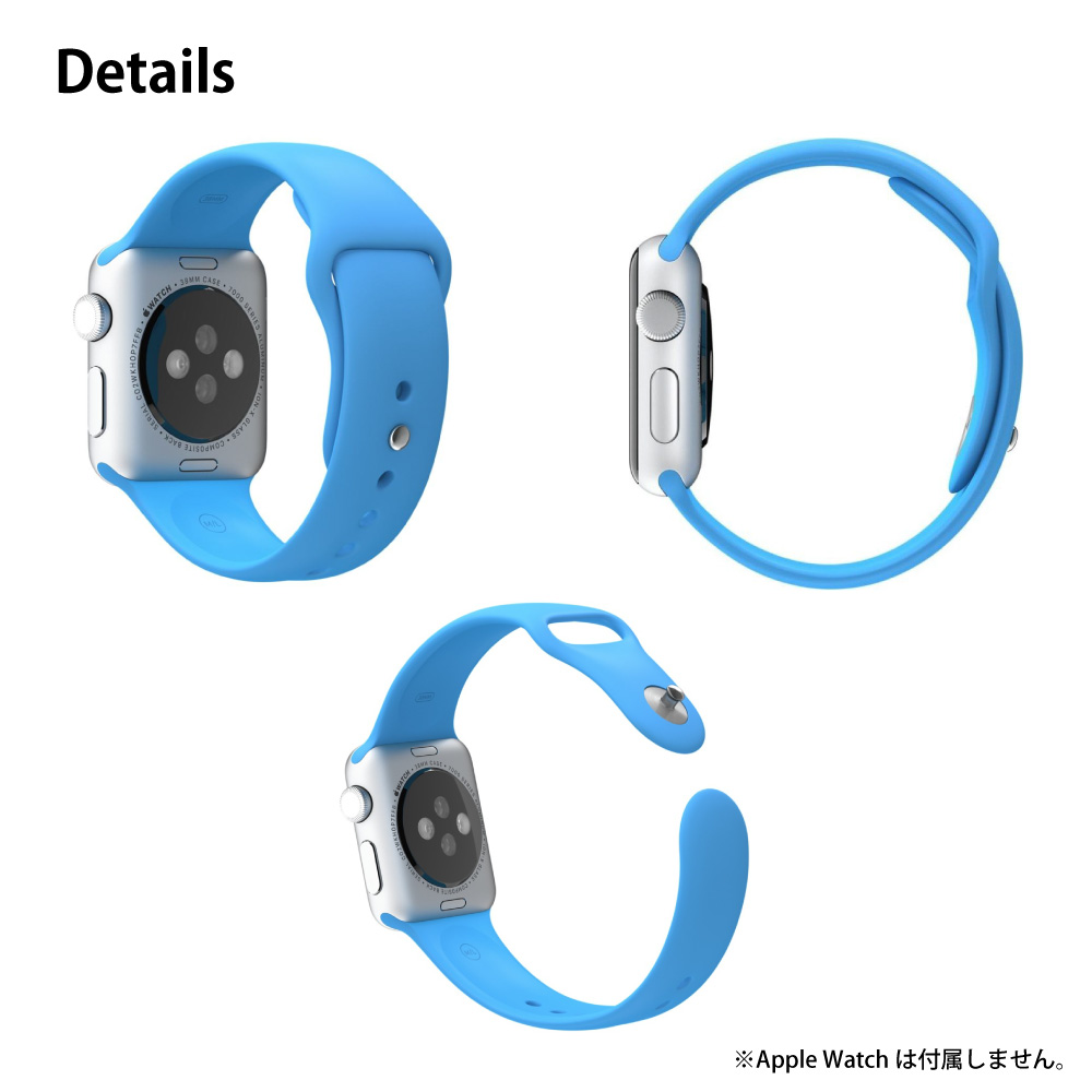 NOMADノマド スポーツバンド マリンブルー Apple Watch用+