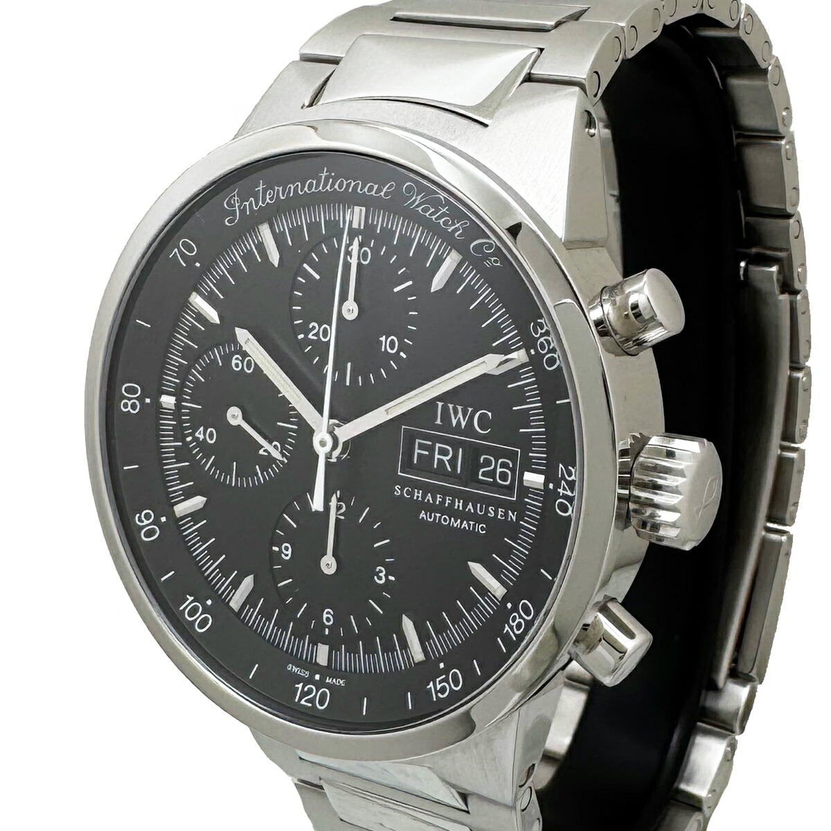 j003 IWC GST クロノ IW370703 チタン 自動巻き USED 良品 IWC GST クロノグラフ チタン 自動巻 IW370703 中古 ランクAB 返品可 質屋出品 送料無料