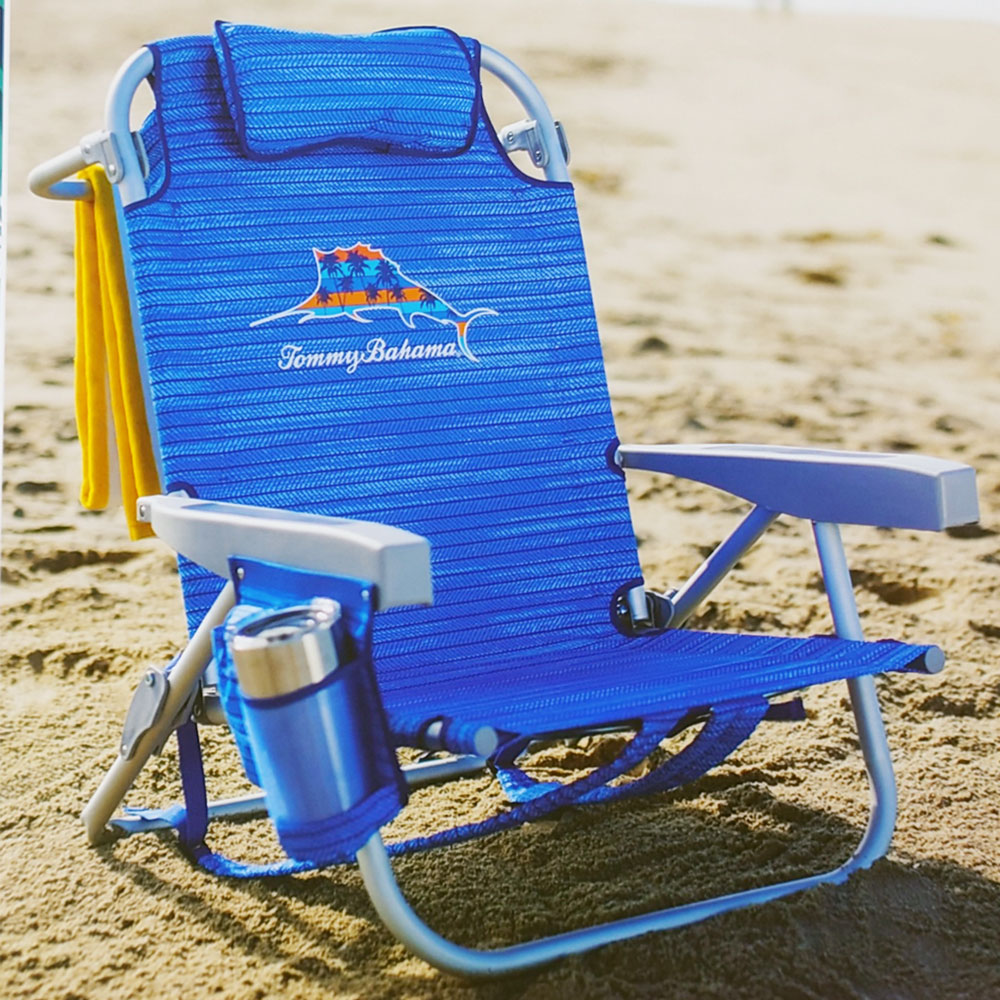 【楽天市場】コストコ トミーバハマ ビーチチェア 1個 ブルー色 【costco Tommy Bahama Beach Chair ハワイ