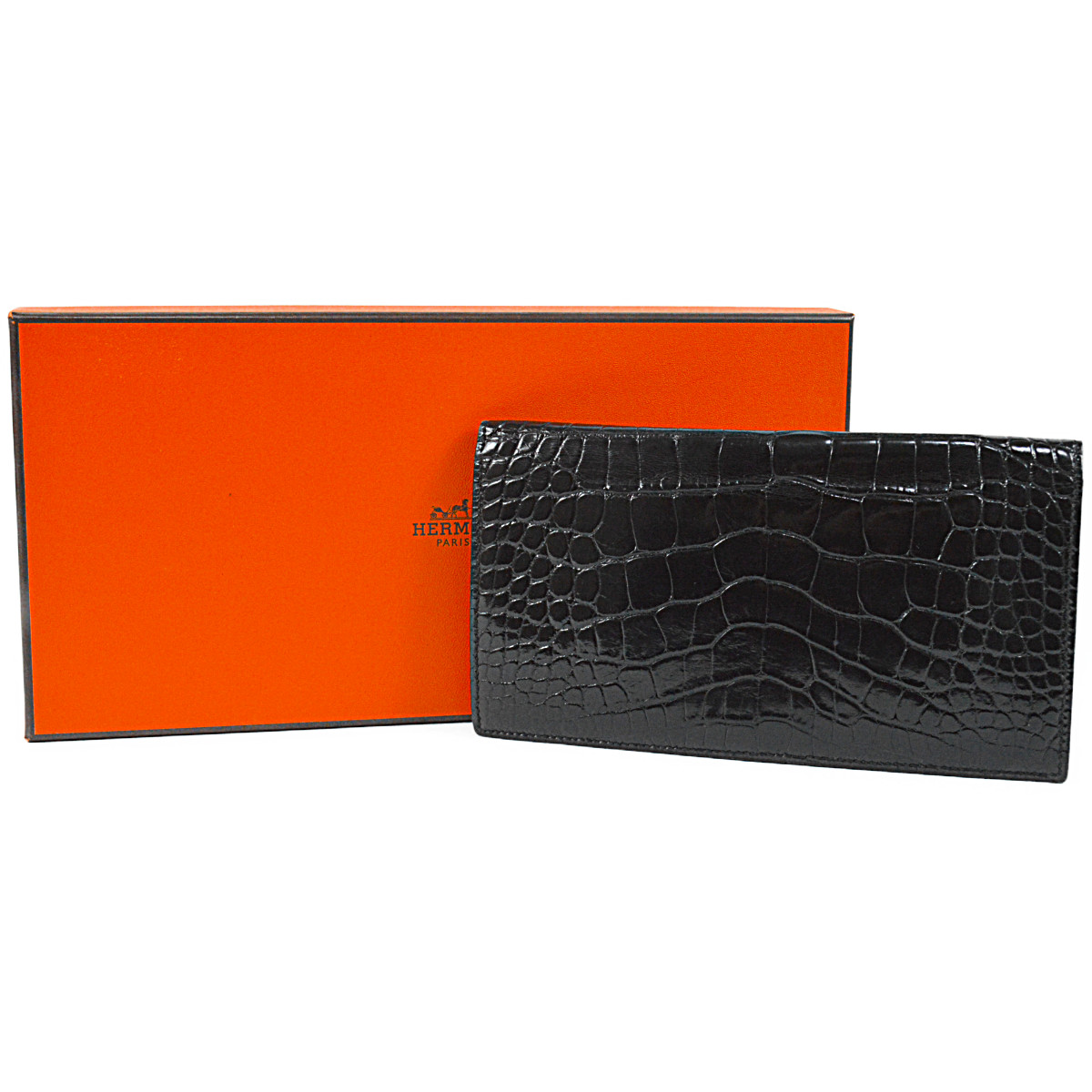 大幅値下げ HERMES コペルニクス クロコ アリゲーター A 財布 HERMES エルメス 二つ折り財布 MC2 コペルニクス ブルーマリン