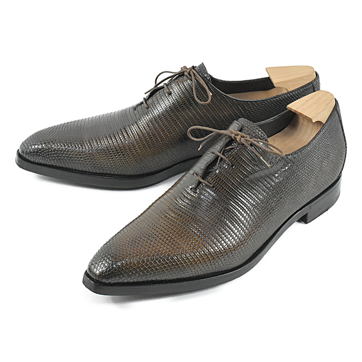 【美品】ベルルッティ　BERLUTI　ピアッシングコレクション　紫　8 1/2 楽天市場】◇ベルルッティ◇名作ピアッシングコレクション