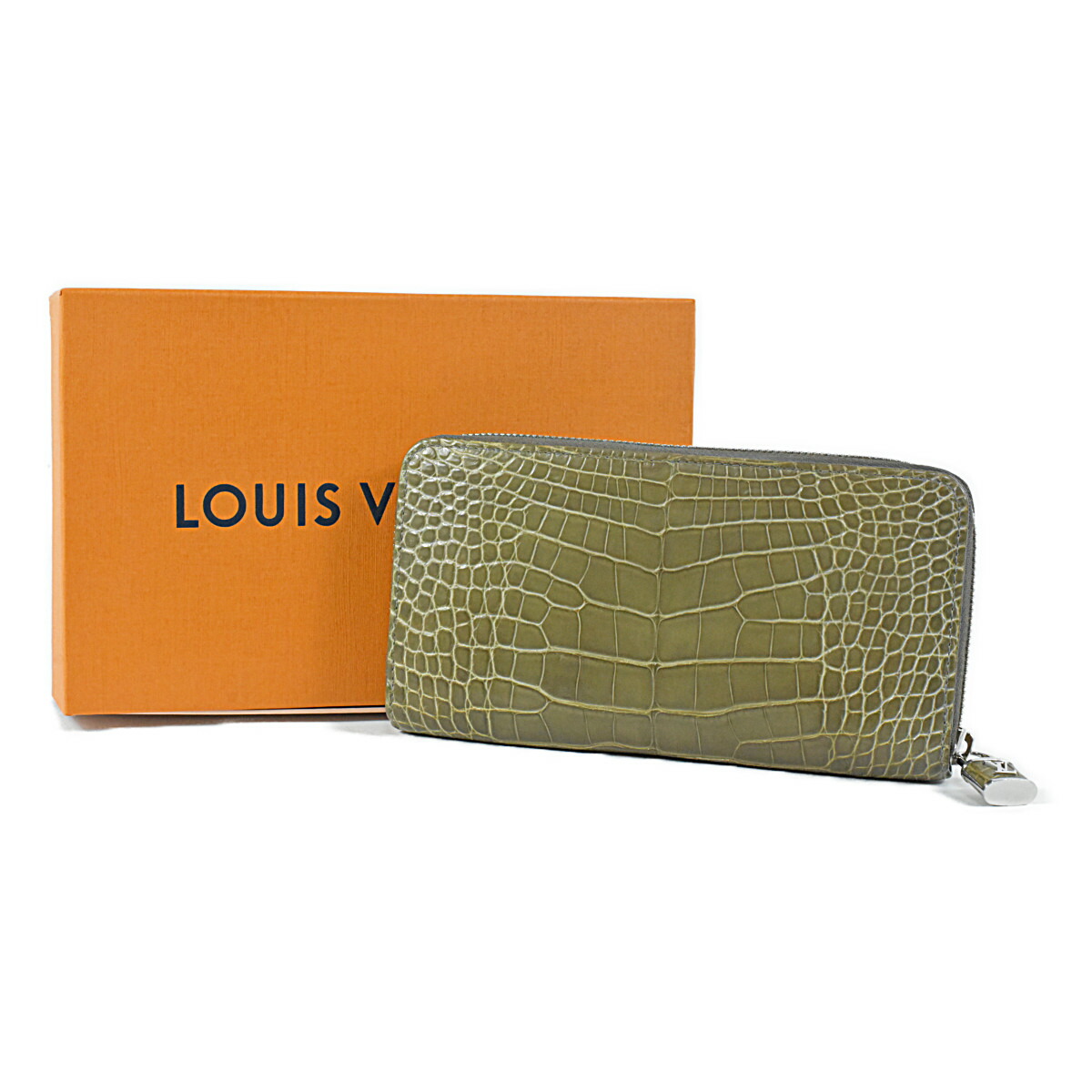 お値下げ【未使用品】クロコダイル ポルトフォイユ ブラザ 希少！即納！LOUIS VUITTON クロコダイル ポルトフォイユ ブラザ