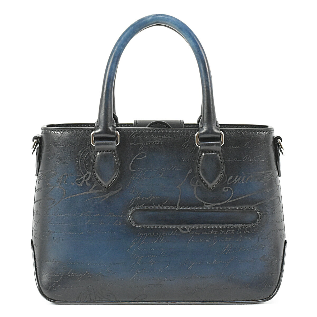 【楽天市場】ベルルッティ 超美品 トゥジュール ガリバー スクリット カリグラフィ クラッチ 美しいブルー パティーヌ ミニ トートバッグ