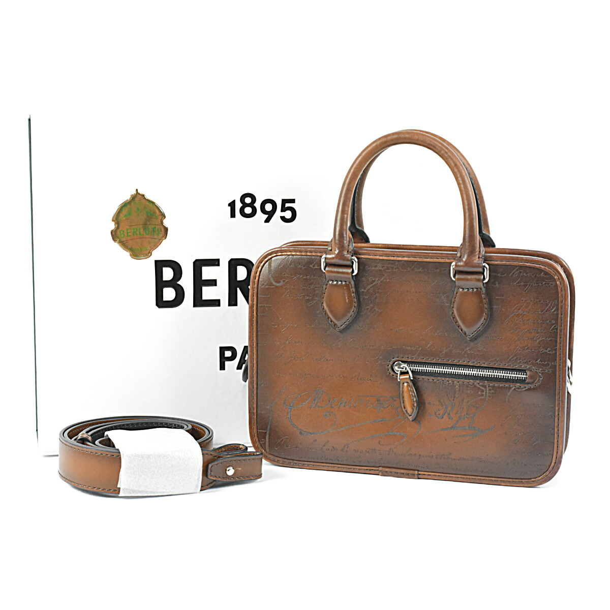 美品希少「ベルルッティゴールデンパティーヌ」　クラッチバック Berluti ベルルッティ 美品 超豪華 最上級 パティーヌ 幻の