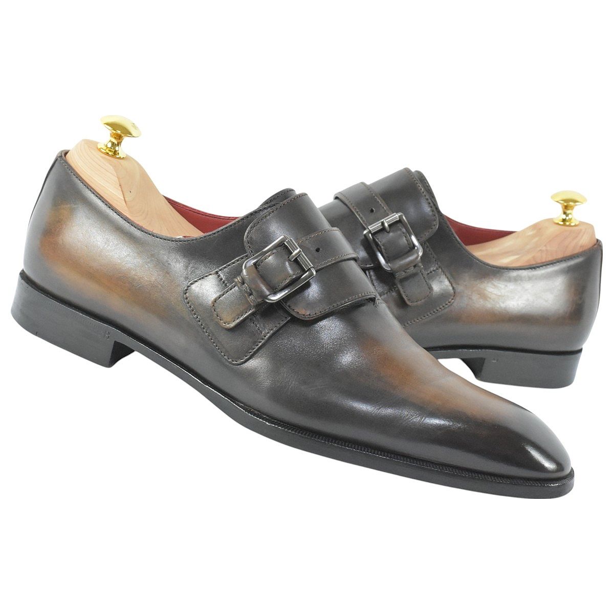 Berluti ダブルモンクストラップシューズ⭐︎ボールド⭐︎カリグラフィ⭐︎ゴールド 楽天市場】Berluti【ベルルッティ】 【未使用◇2017年