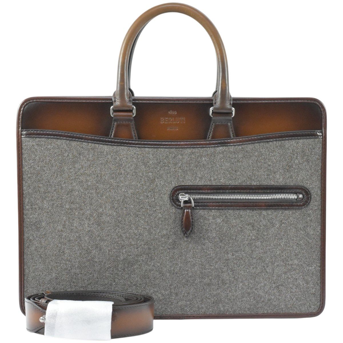 Berluti ベルルッティ　アンジュール　　ビジネスバック Berluti】ベルルッティ『アンジュール ミニレザー ブリーフ