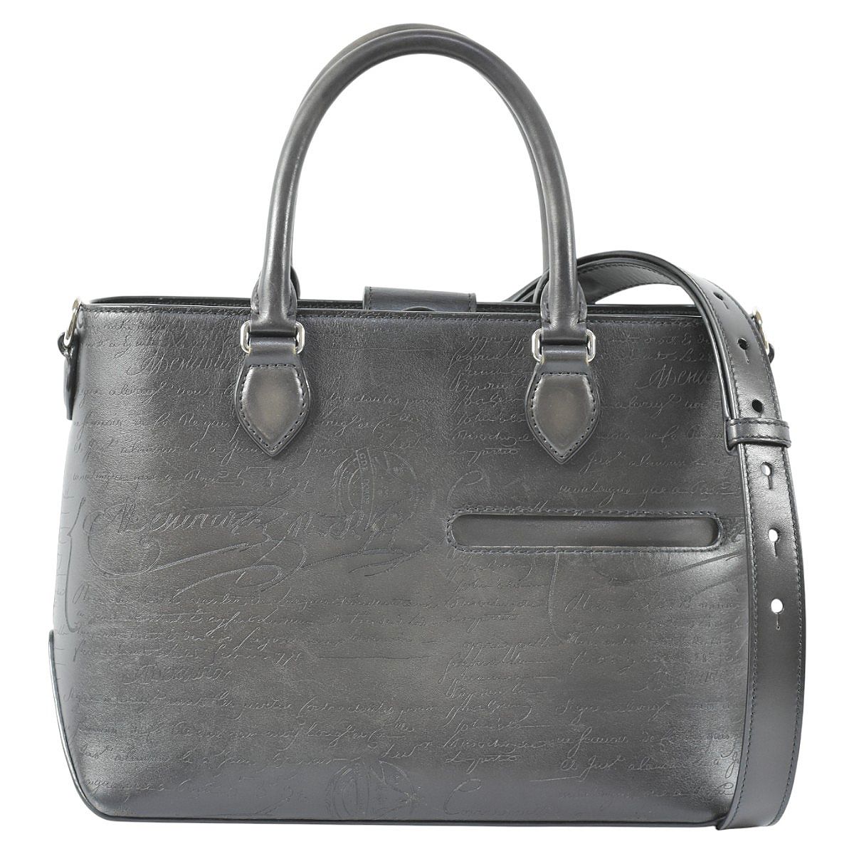 ベルルッティ 美品 スクリット カリグラフィトゥジュールXS 2way メンズ トートバッグ 美しいパティーヌ BERLUTI TOUJOURS_XS【中古】【RCP】