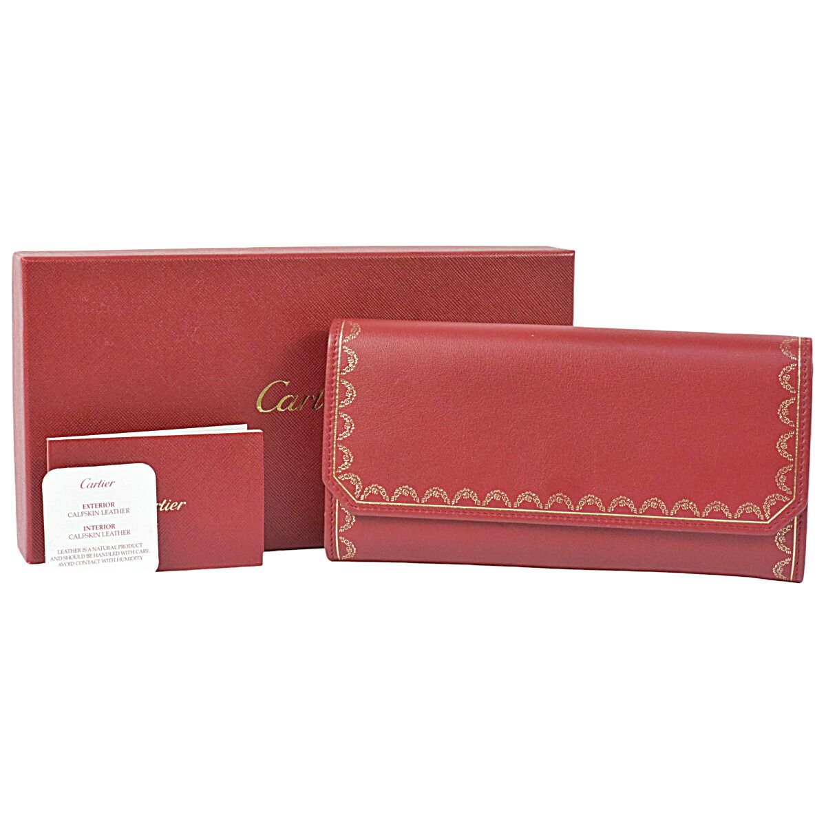 【美品】Cartier カルティエ ガーランド ドゥ 長財布 ラウンドファスナー Cartier 【未使用品 超美品】 カルティエ ラウンドファスナー長