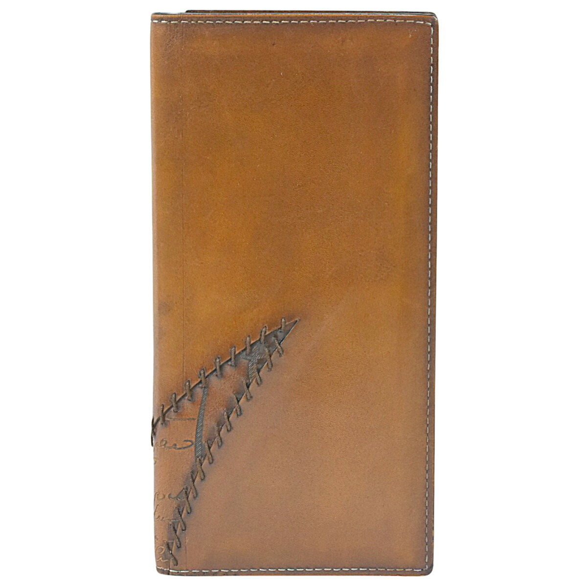 【美品】ベルルッティ セコイヤ カリグラフィ 二つ折り 長財布 札入れ ブラウン 456117.jpg