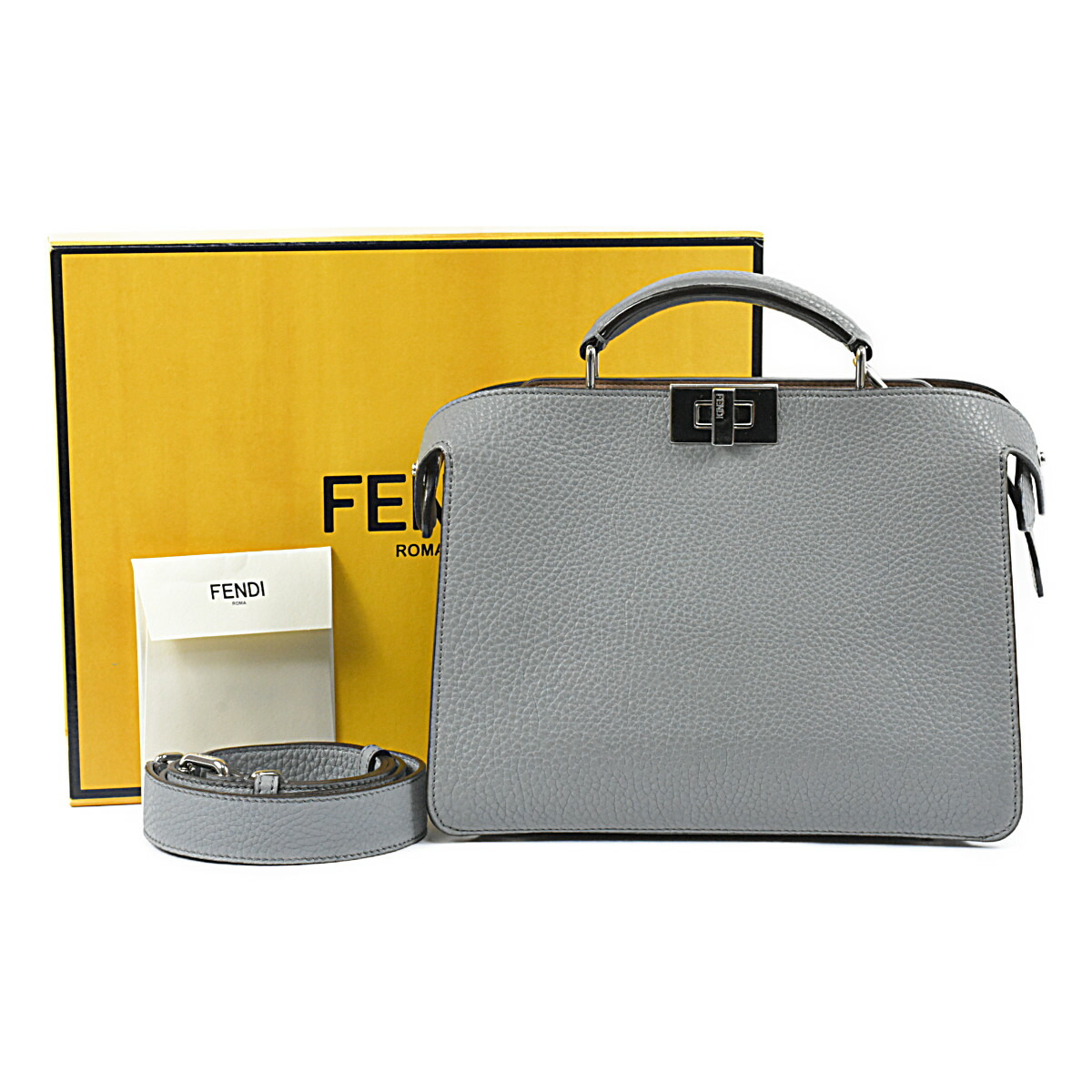 FENDI❣️超美品‼️最終お値下げします‼️ 楽天市場】フェンディ ハンドバッグ メンズ ピーカブー アイシー