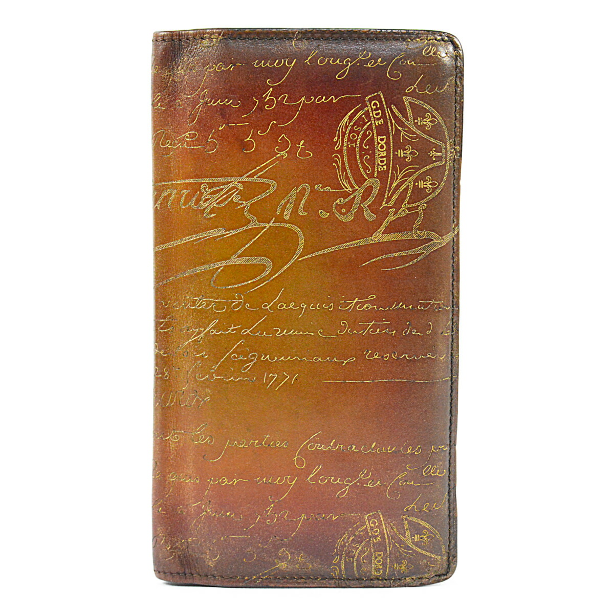 楽天市場】Berluti ベルルッティ カリグラフィー エベネ 長財布 革小物