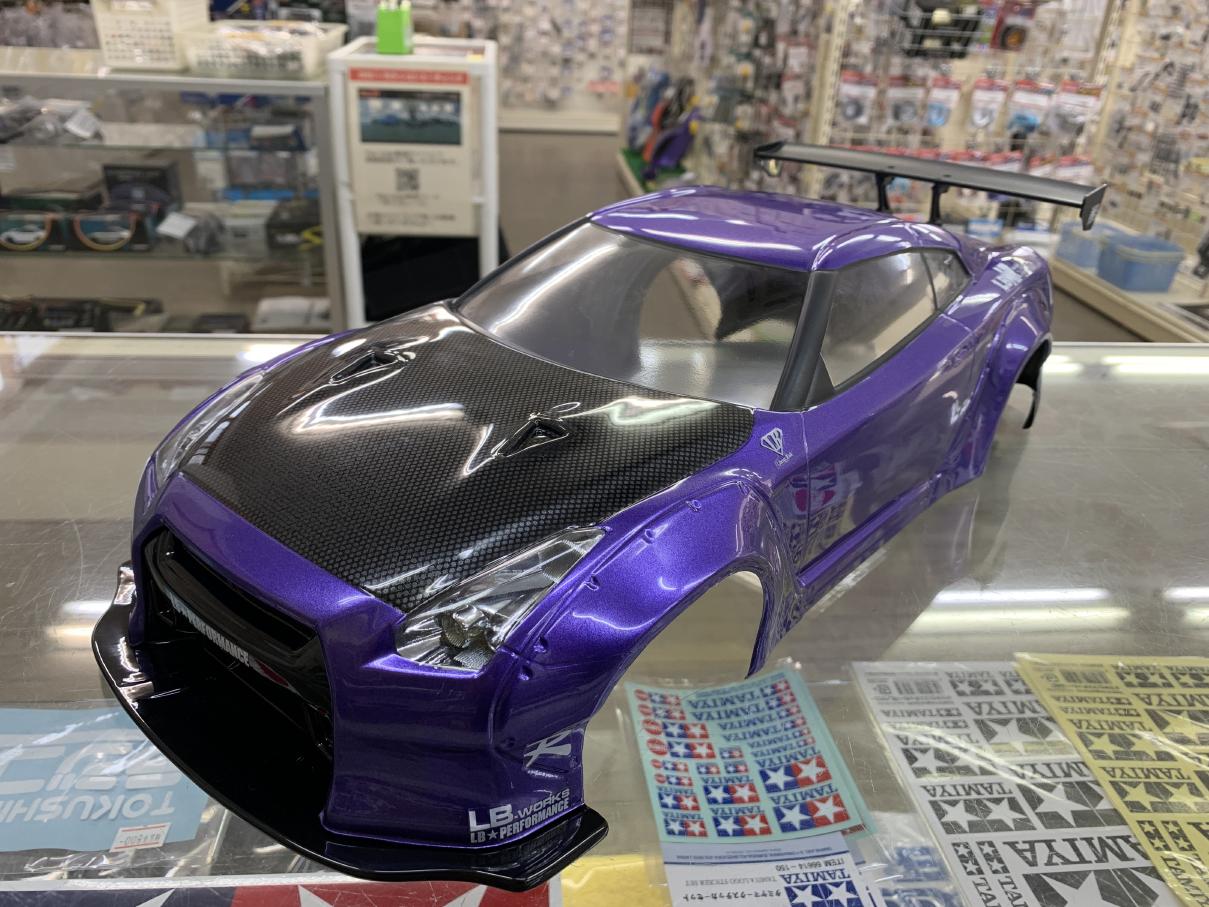 楽天市場】タミヤ 1/10 NISSAN GT-R(R35) 装済みボディ ガンメタ （SP