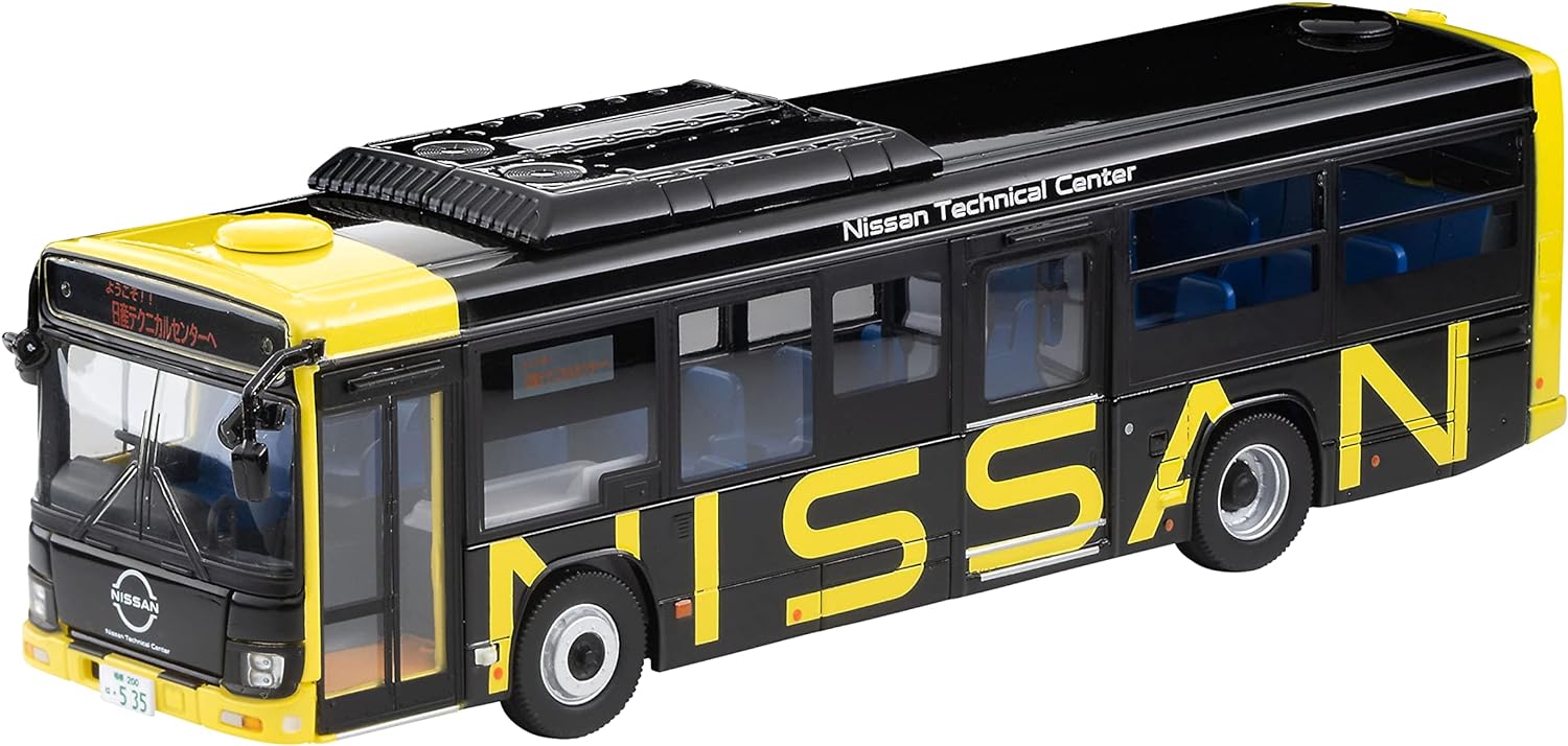 LV-N245c いすゞエルガ　日産送迎バス　1/64 LV-N245c いすゞエルガ 日産送迎バス（サンライズカッパーM/黒