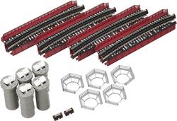 KATO カーブ鉄橋セットR481-60° 非電化 ・ 朱 #20-824