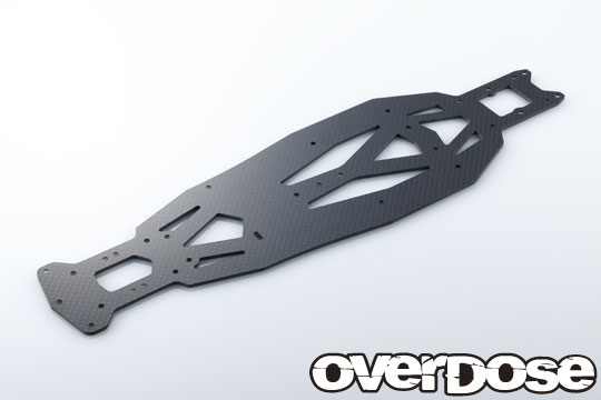 【送料無料】OVERDOSE メインシャーシ(2.4mm/GALM) #OD2410b｜ラジコン天国徳島店