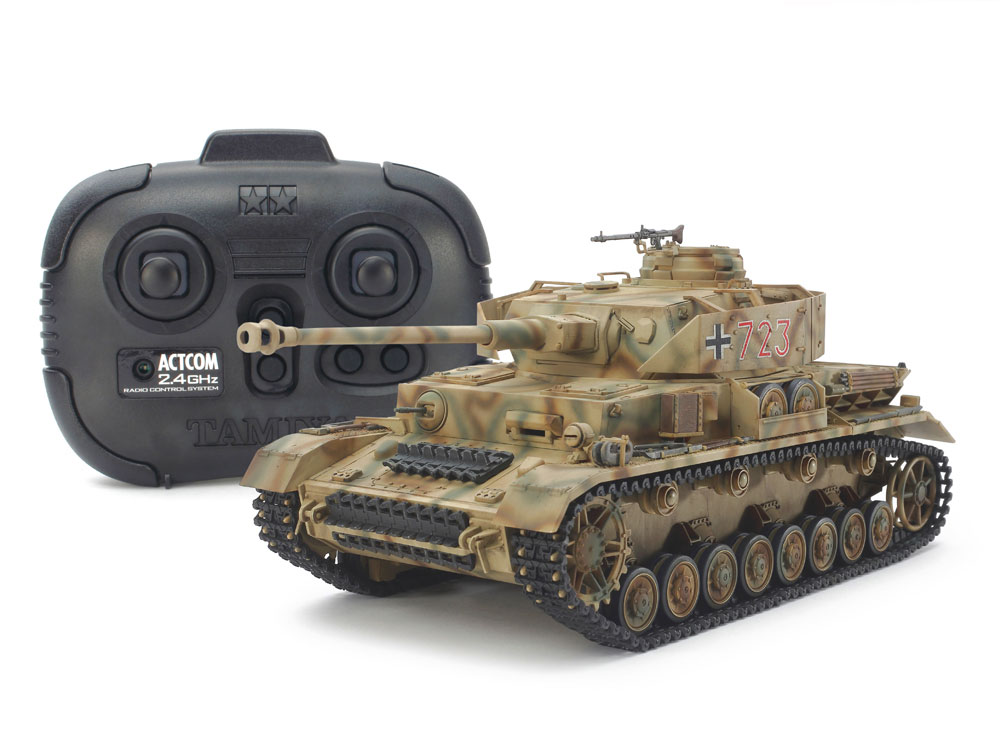 <BR>タミヤ 1/35RC ドイツIV号戦車J型 (専用プロポ付き) #48218