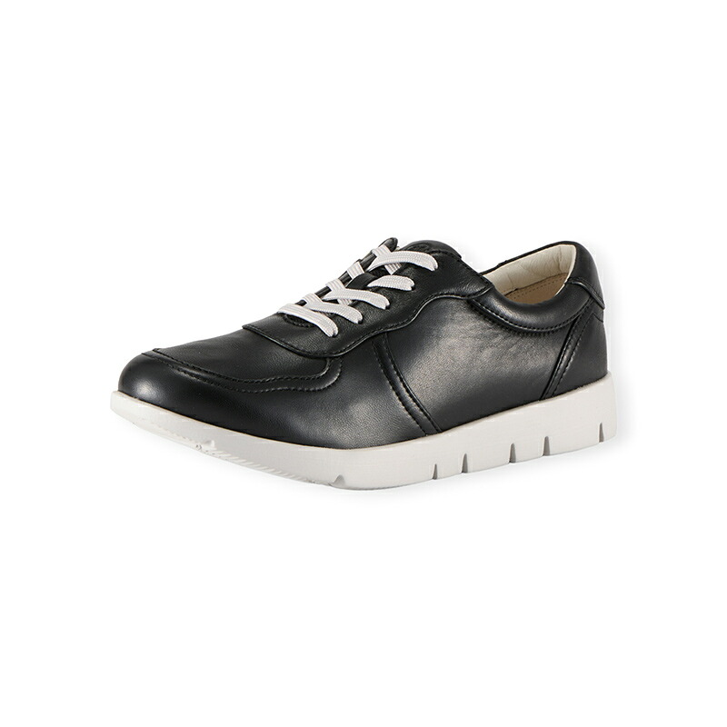 レディースシューズ【FITJOY】FJ089 BLACK GREY ブラックグレー スニーカー