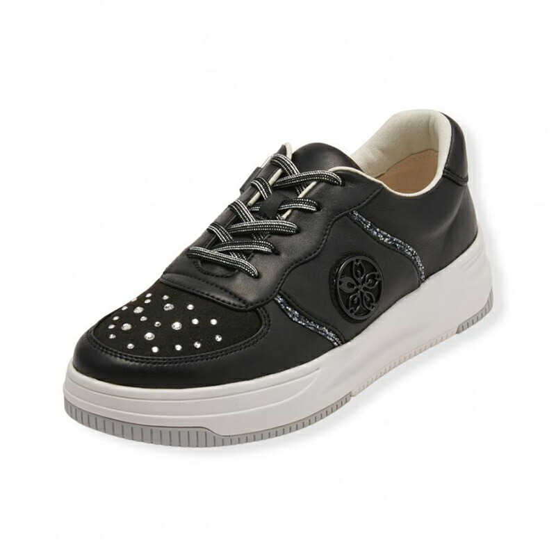 レディースシューズ【FITJOY】FJ094 BLACK ブラック スニーカー