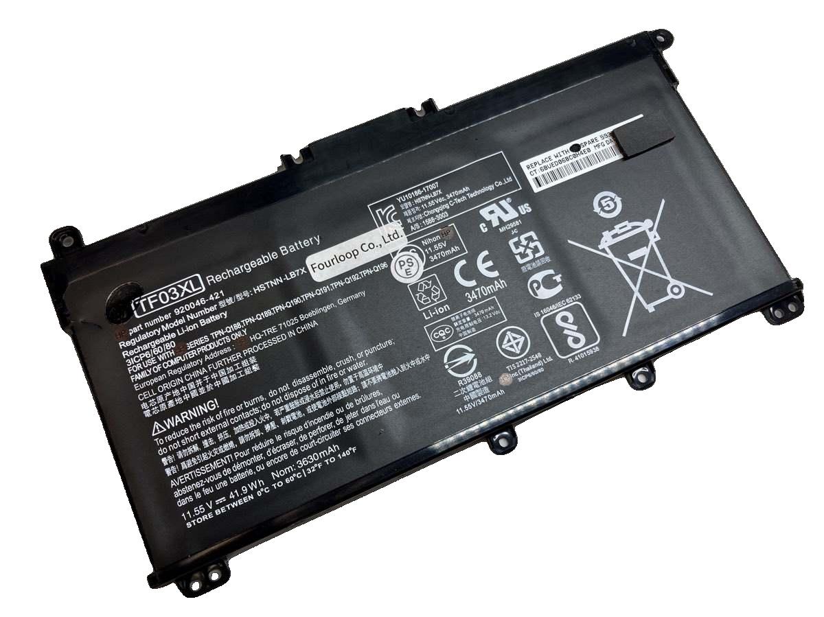 【純正】15-da0035nt 11.4V 41.04Wh hp ノート PC ノートパソコン 純正 バッテリー 電池