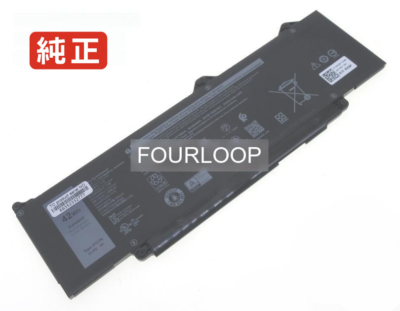 【純正】Jtg7n 11.4V 42Wh dell ノート PC ノートパソコン 純正 バッテリー 電池