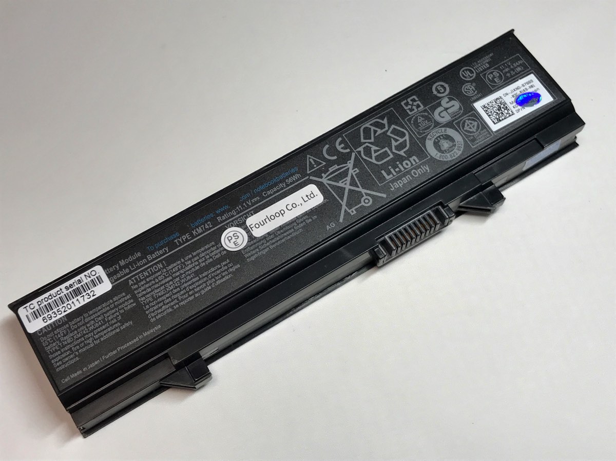 【純正】451-10617 11.1V 56Wh dell ノート PC ノートパソコン 純正 バッテリー 電池