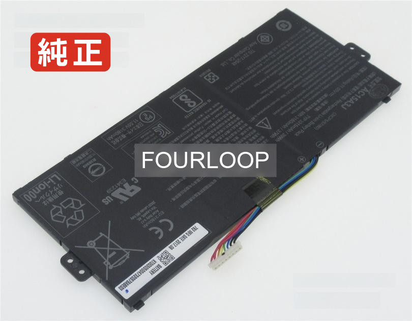 【純正】Chromebook 11 cb311-8h-c7mj 11.55V,or10.8V 36Wh acer ノート PC ノートパソコン 純正 バッテリー 電池